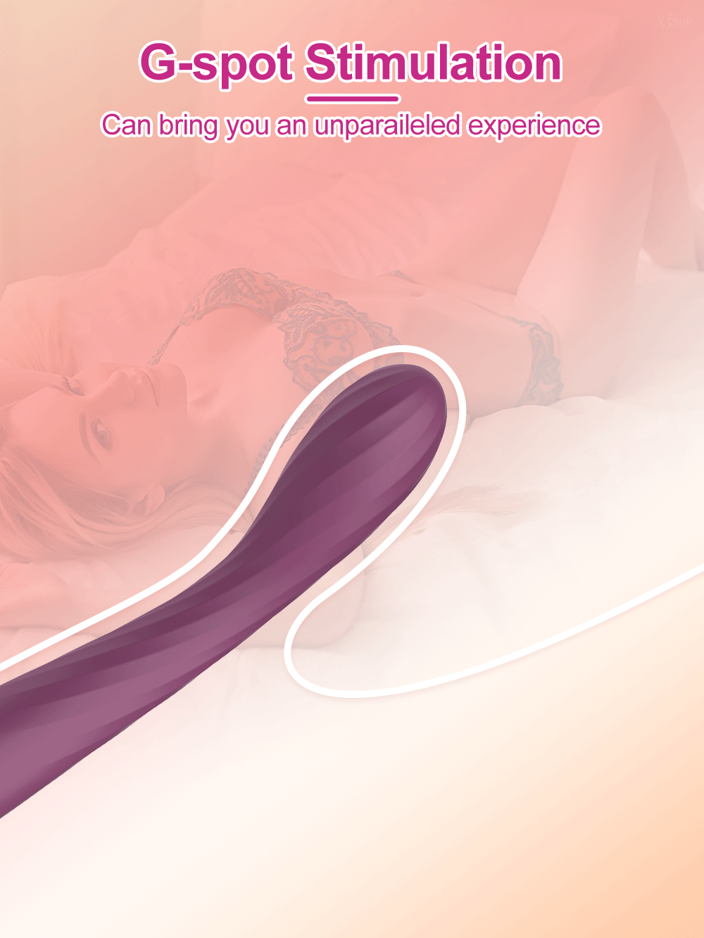 8 Seconds to Orgasm G-Spot Vibrator finger-shaped for G-spot, clitoral, and nipple stimulation with body-safe silicone and multiple vibration modes