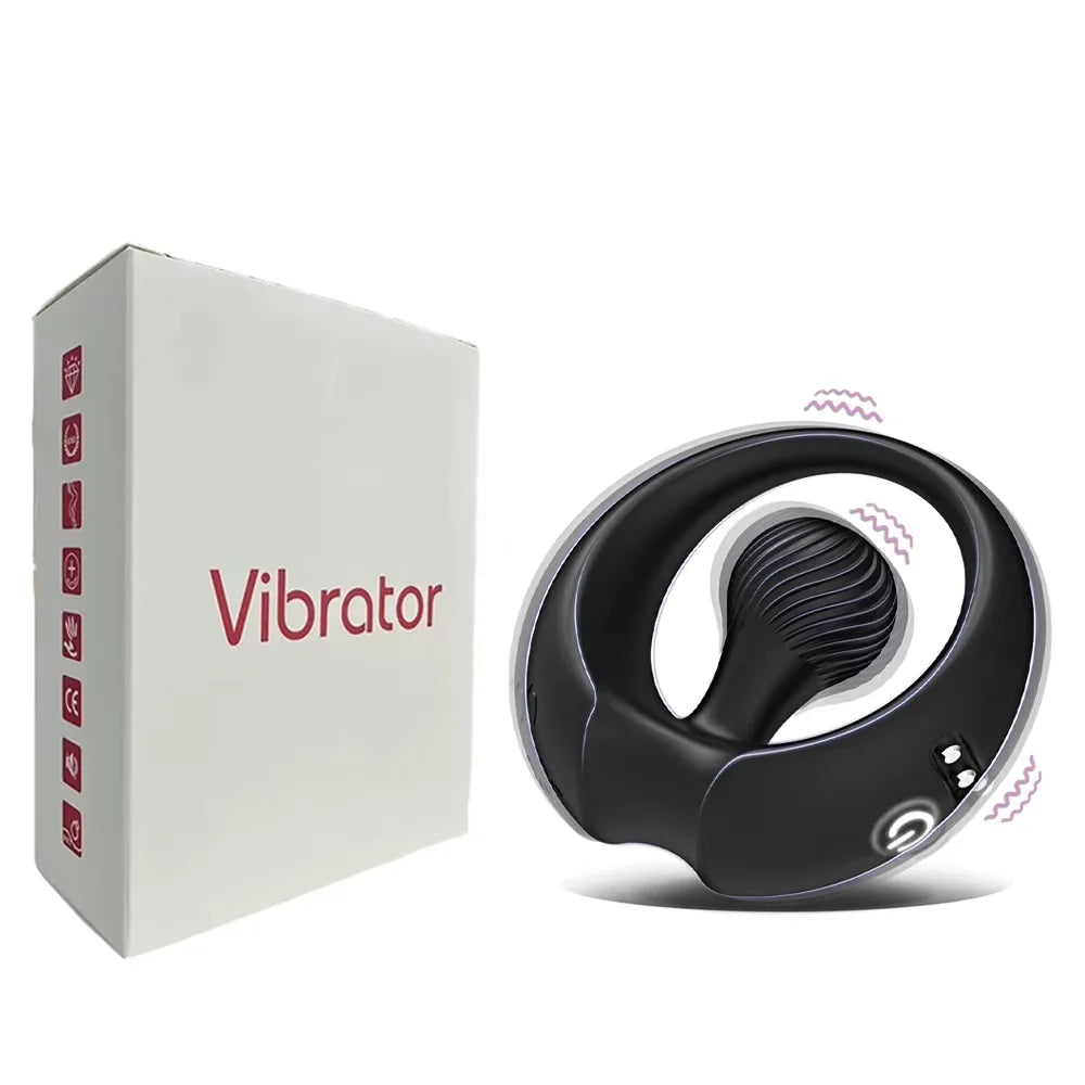 Rechargeable Vibra Ring – Adjustable Silicone Cock Ring for Couples & Delay Ejaculation