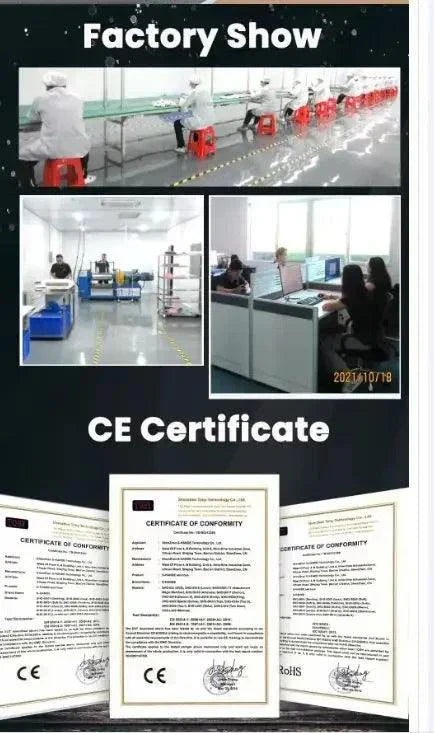Powerful clitoris sucking vibrator factory production and CE certification documents
