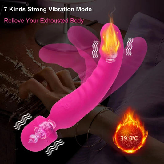 AV Magic Wand Vibrator — Silicone Clit Stimulator & G-Spot Massager