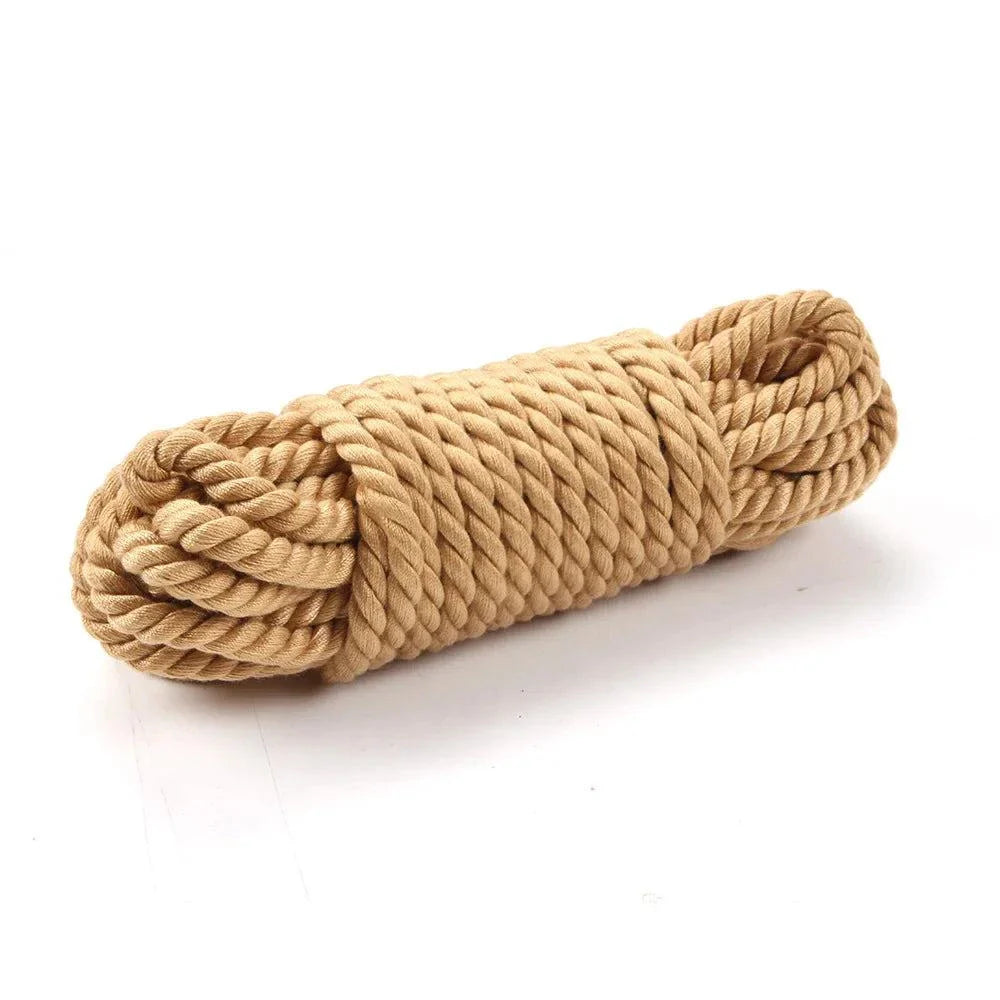 20-meter cotton rope BDSM restraint kit for couples, soft and body-friendly cotton rope for gentle bondage and sensory play