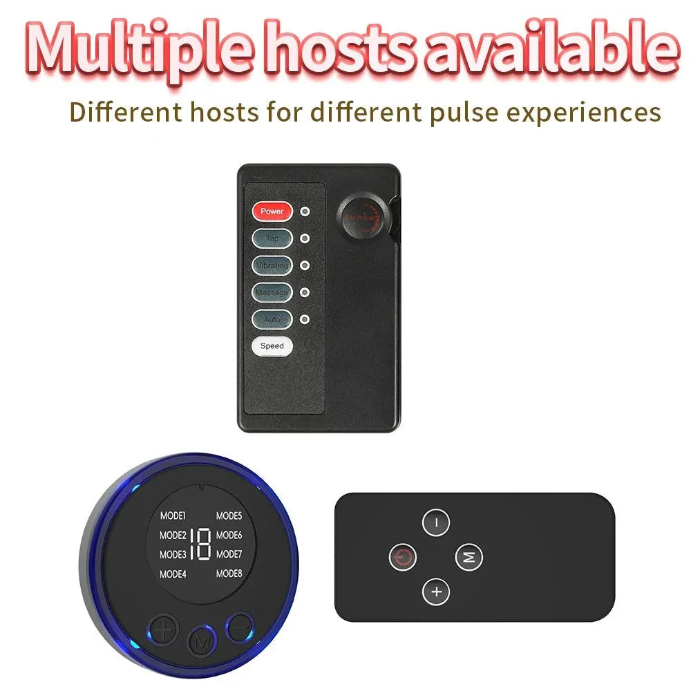 Electric shock nipple clamps remote control hosts for adjustable pulse experiences
