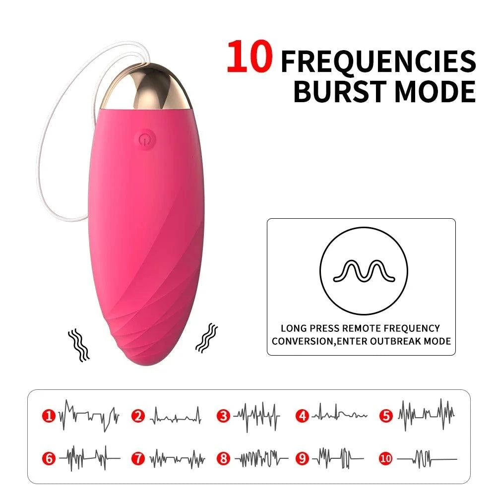 Wireless Remote Control Love Egg / Bullet Vibrator — Powerful Internal Stimulator