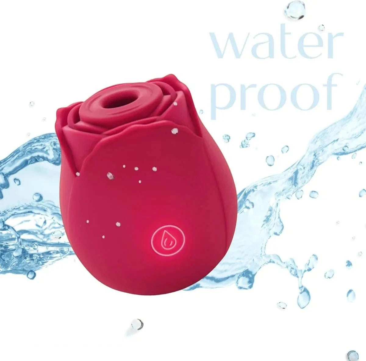 Rose-Shape Sucking Vibrator – Clitoral & Nipple Stimulator with Oral Licking Sensation