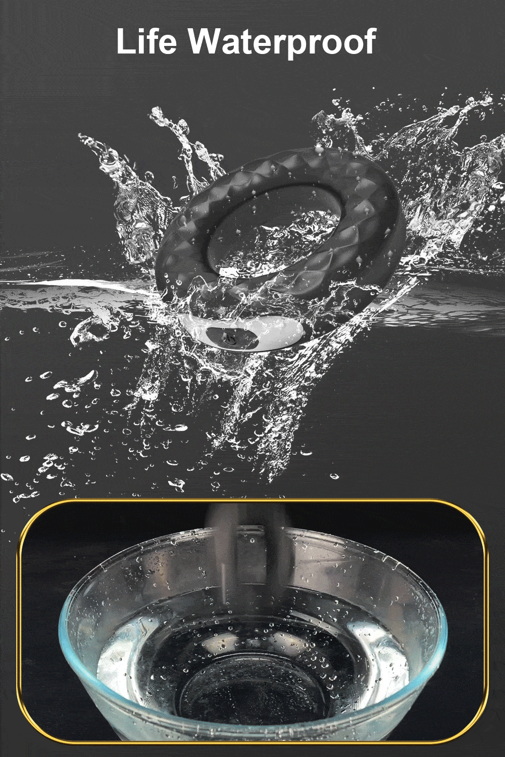 Vibrating Cock Ring — Stronger Erection & Ejaculation Delay for Men & Couples