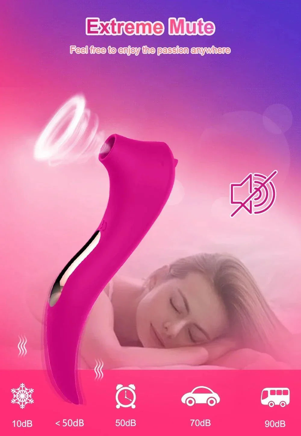 Powerful clitoris sucking vibrator with advanced suction technology and ergonomic design for discreet pleasure