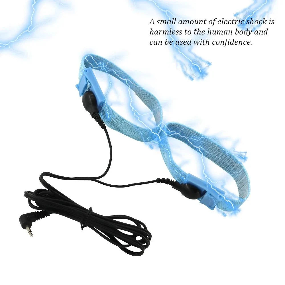 Electro Shock Conductive Cock Ring with adjustable fit and electric stimulation for enhanced male pleasure and endurance