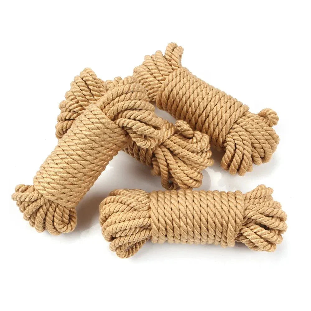 20-meter soft cotton rope BDSM restraint kit for couples and bondage play