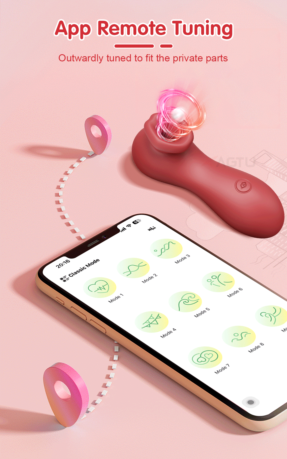 APP-Controlled Sucking Vibrator — Clit & Nipple Stimulator with Suction + Vibration