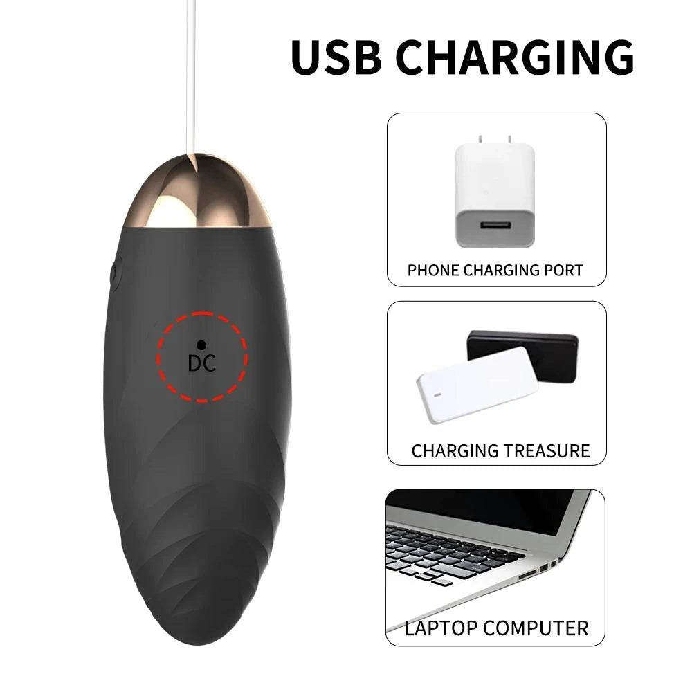 Wireless Remote Control Love Egg / Bullet Vibrator — Powerful Internal Stimulator