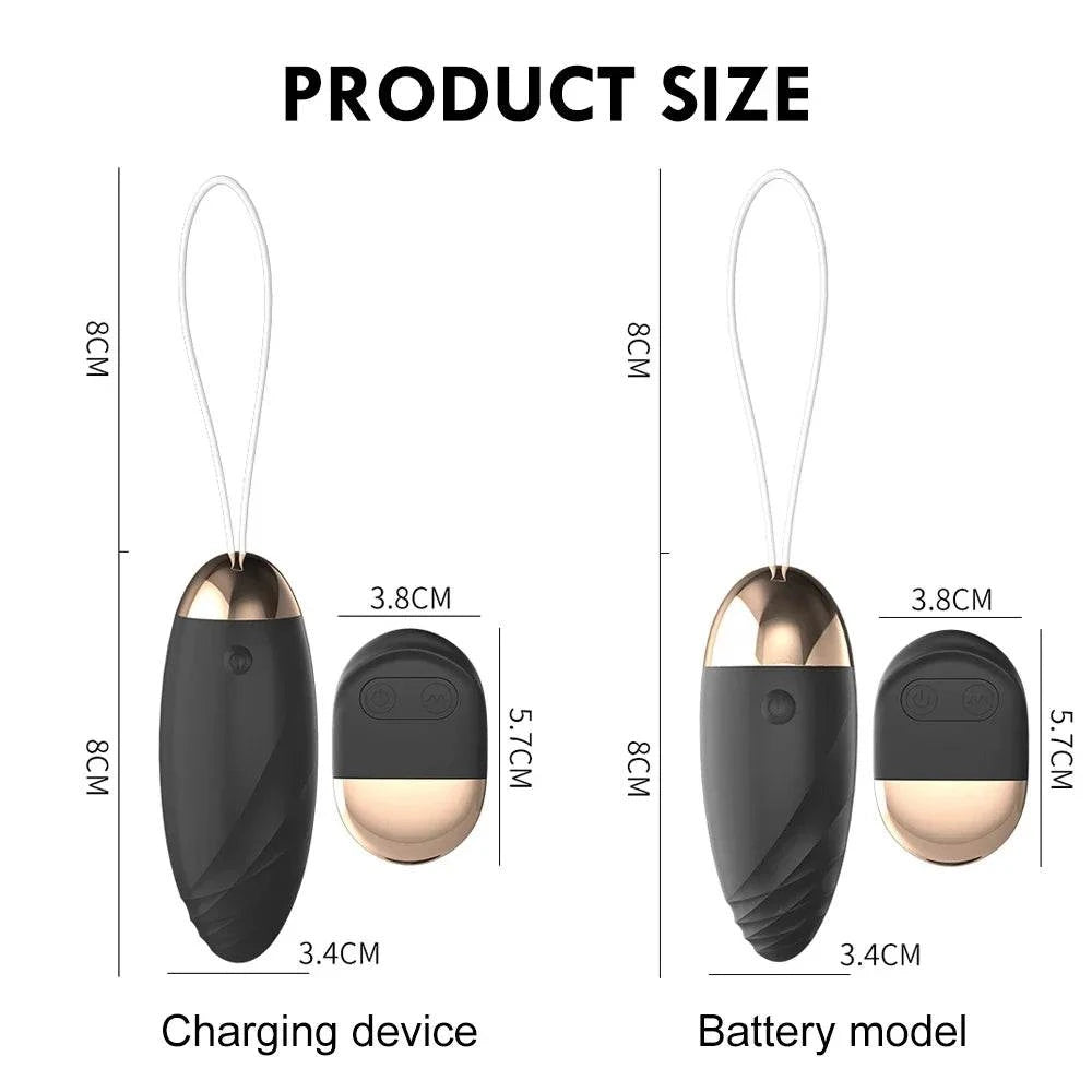 Wireless Remote Control Love Egg / Bullet Vibrator — Powerful Internal Stimulator