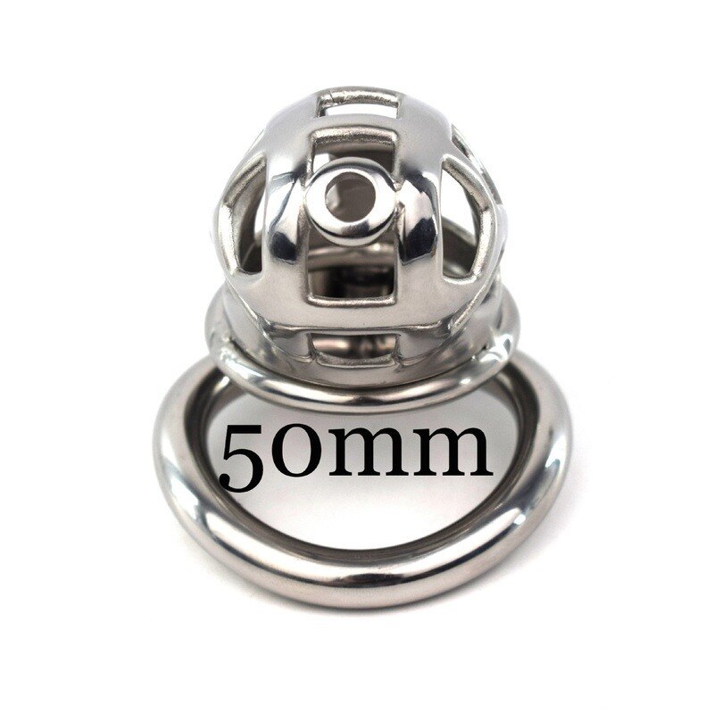 Steel Curved Chastity Device