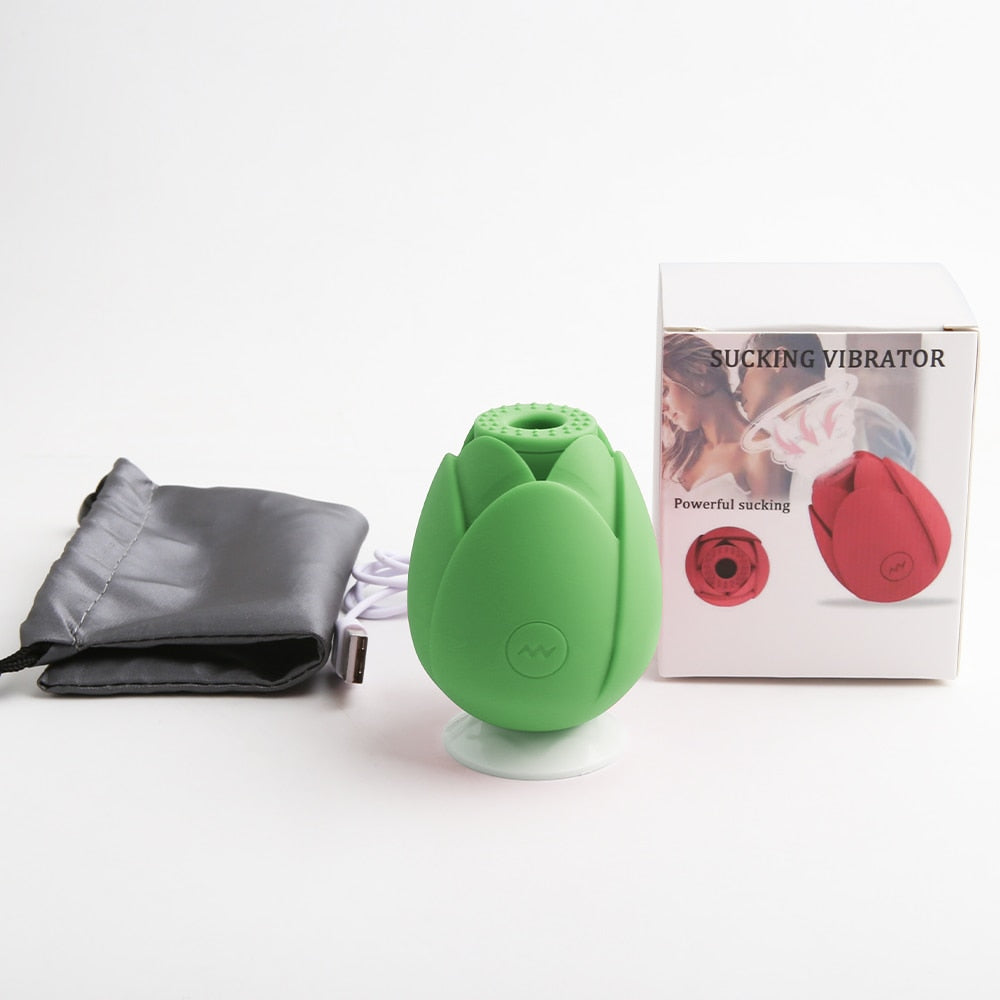 Rose shaped Clitoris suction stimulator