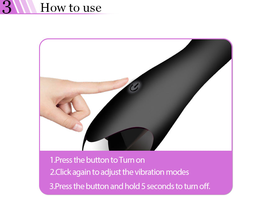 Clitoris G Vibrator and Dildo USB Rechargeable 20 Speed