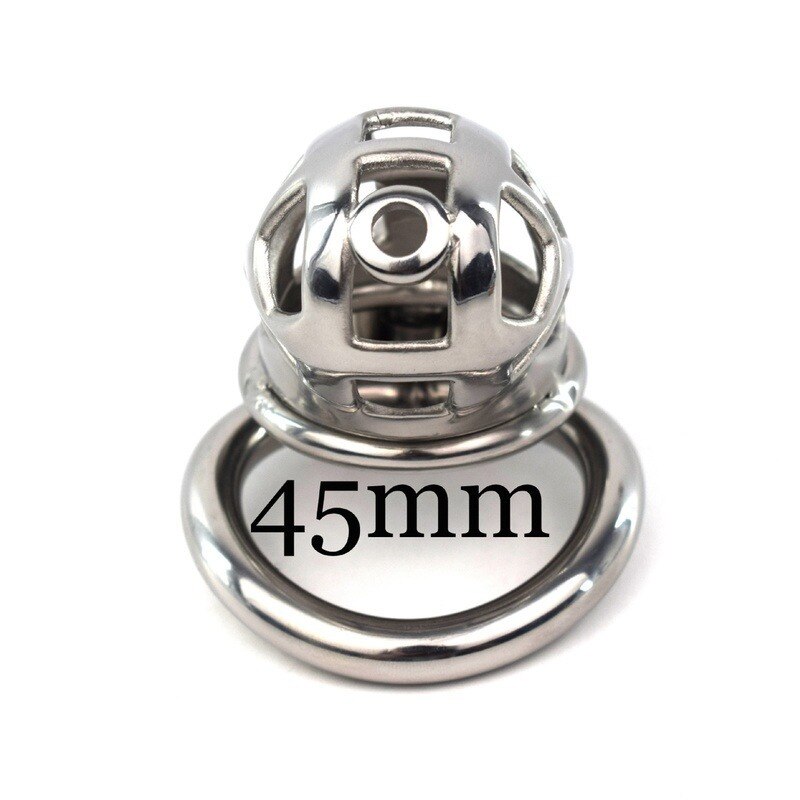 Steel Curved Chastity Device