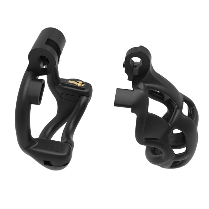 Double-Lock Chastity Device Male Cock Cage