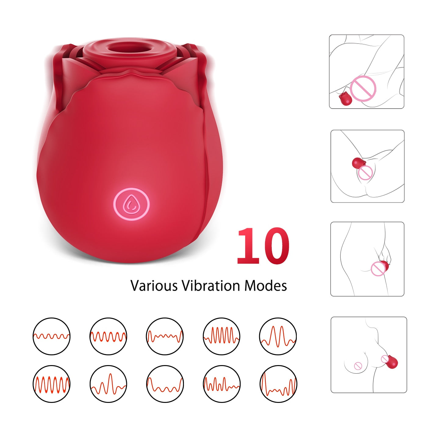 Rose Toy Clit Suction Stimulator