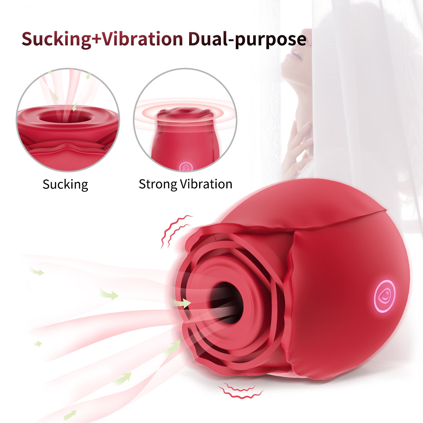 Rose Toy Clit Suction Stimulator
