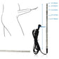 Varied Electro-Shock Penis Ring with electro-stim cock ring and prostate urethra stimulator, 150mm length, multi-sized design