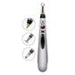 Electric Shock Wand e-stim device with interchangeable heads for body and erogenous zone stimulation