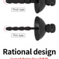 Electric shock penis plug with thick and thin curved designs for full fit and stimulation