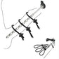 Varied Electro-Shock Penis Ring with adjustable cock rings and electro-stim probes for prostate and urethra play
