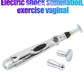 Electric Shock Wand with interchangeable heads for erotic e-stim and acupuncture stimulation