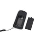 wireless remote electric shock male chastity device controller with battery compartment opened