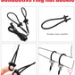 Varied Electro-Shock Penis Ring with elastic conductive silicone rings for electro-stim play and adjustable fit