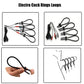 Varied Electro-Shock Penis Ring set with multiple loops for electrostimulation and urethra play