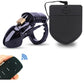 Wireless remote electric shock male chastity cage with ball stretcher and penis ring BDSM sex toy