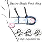Varied Electro-Shock Penis Ring adjustable sizes with electro-stim for prostate and urethra stimulation
