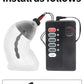 Electric Shock Penis Plug with chastity cage and control device for electro stimulation adult toy