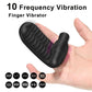 Finger Sleeve Vibrator — Textured Silicone G-Spot & Clit Stimulator