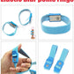 Varied Electro-Shock Penis Ring adjustable blue elastic cock ring for electro-stim play and prostate stimulation
