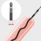 Electric Shock Stimulator anal plug and urethral sounding set with polished metal head for men's medical-grade E-stim pleasure