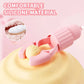 Pink nipple clamps vibrator made of comfortable silicone material with adjustable intensity for multi-zone stimulation