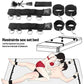 Couples BDSM Bondage Set with mask, feather tickler, handcuffs, ankle restraints, and bed straps for intimate play