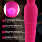 Vibrador AV Magic Wand: estimulador de clítoris de silicona y masajeador del punto G