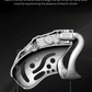 Wireless remote control electric shock male chastity cage with urethral lock and snap rings for mild punishment
