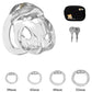 Mini dispositivo de castidad masculino: jaula ventilada con anillo y cerradura