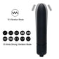 black vibrator with 10 vibration modes and strong vibration patterns display