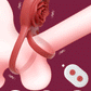 Adjustable Silicone Cock Ring & Extender – Delay Ejaculation & Dual Stimulation Device