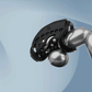 Wireless remote control electric shock male chastity cage with urethral lock and remote device in hand