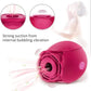 Vibromasseur suceur en forme de rose – Stimulateur clitoridien et tétons avec sensation de léchage buccal