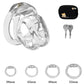 Mini dispositivo de castidad masculino: jaula ventilada con anillo y cerradura