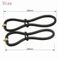 Varied Electro-Shock Penis Ring with adjustable loops for electro-stim pleasure on penis, prostate, and urethra.