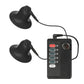Electric shock nipple clamps with control unit for breast and body stimulation set