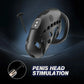 Wireless remote control electric shock male chastity cage with urethral lock and penis head stimulation features