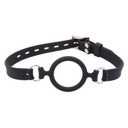 Silicone Ring Gag Mouth Restraint – Open-Mouth Training & Bondage Device for Couples